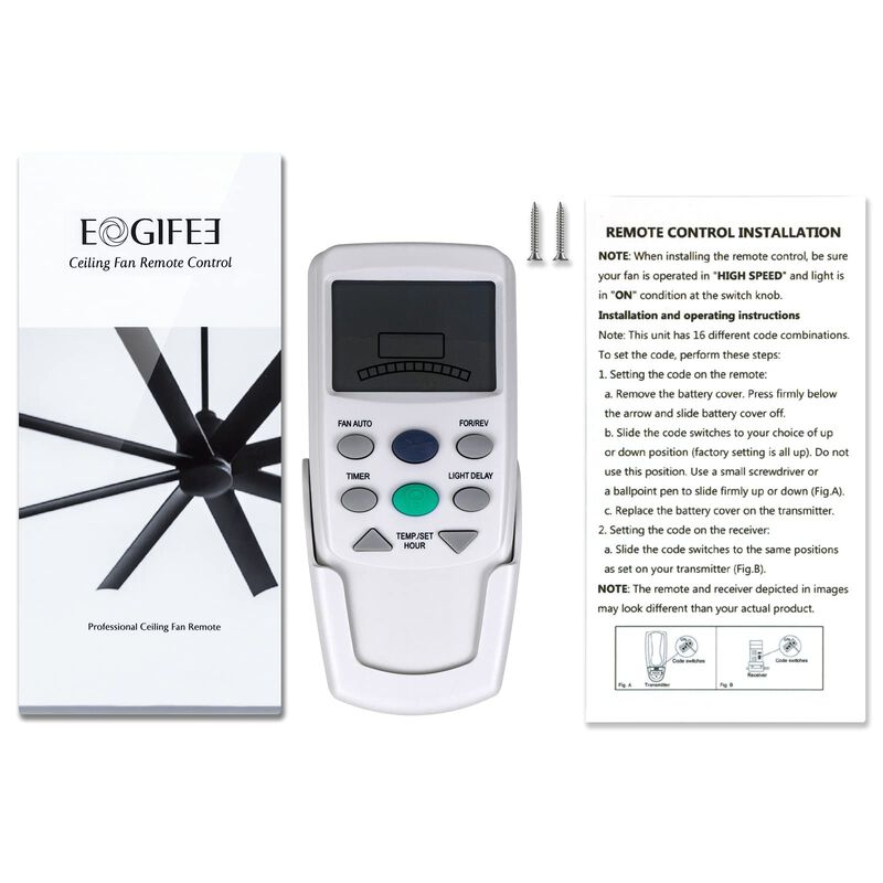 Ventilador De Techo Con Control Remoto Eogifee ... image number null