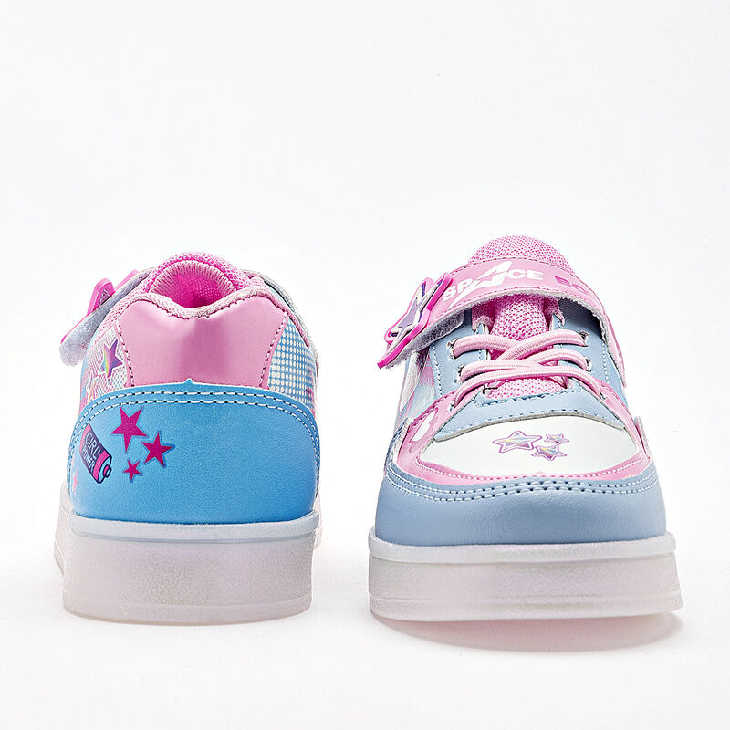 Space Boys Tenis urbano para ni&ntilde;a azul rosa bla... image number null