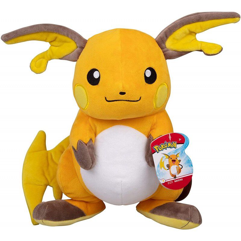 Peluche de Raichu Pok&eacute;mon, 25 cm image number null