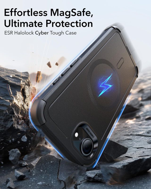 Funda Esr Para Iphone 16e Cyber Series Con Mags... image number null