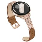 Correa de Reloj Osber 20 mm Cuero Marr&oacute;n/Rosa Oro