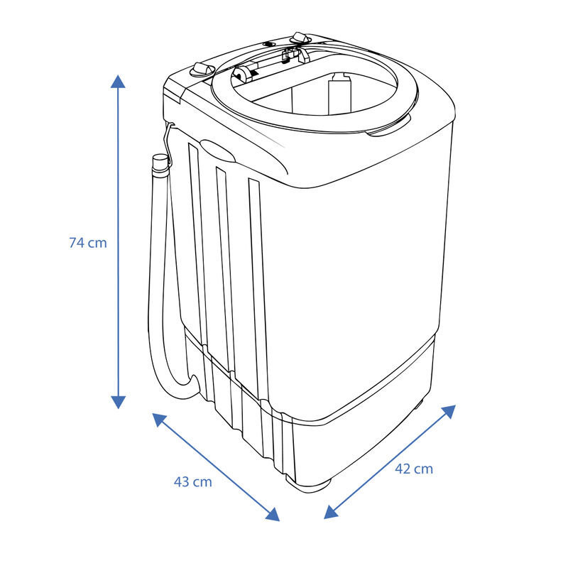 Lavadora de una tina semi autom&aacute;tica Dace 11 Kg... image number null