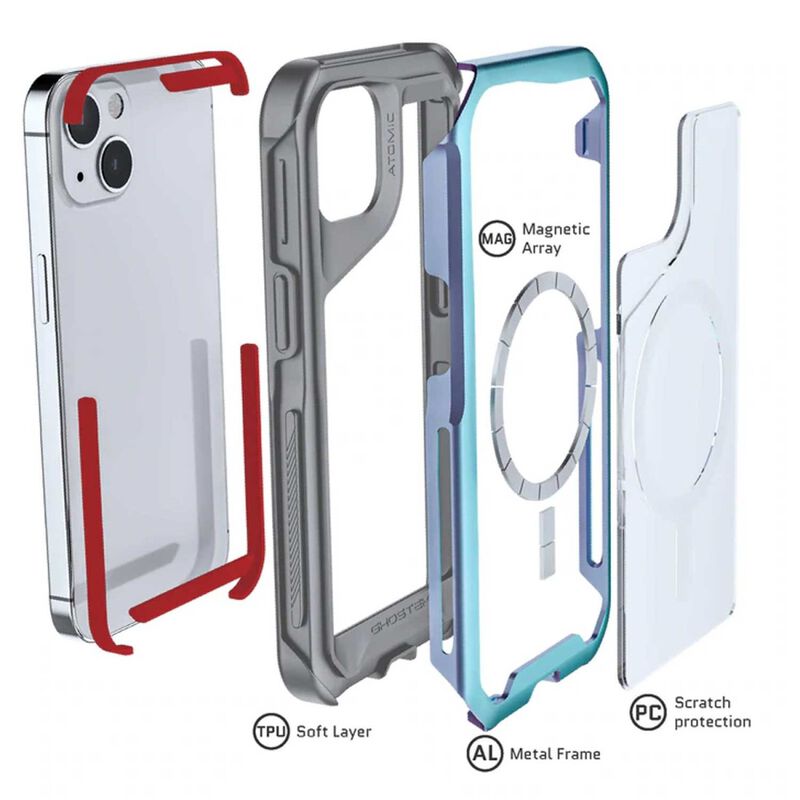 Funda Ghostek Atomic Mag Para Iphone 13 Alumini... image number null