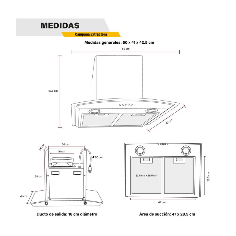 Kit Parrilla 5 Quemadores Vidrio Templado Campa... image number null
