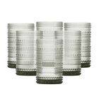 Juego De 6 Vasos Fortessa 370 ml Gris Humo