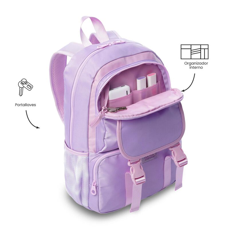 Kit Escolar Mochila Mediana, Lonchera Y Lapicer... image number null