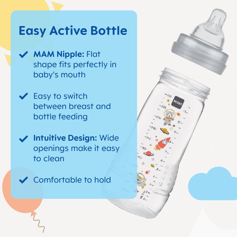 Biberones Mam Easy Active 325 Ml Fast Flow Para... image number null