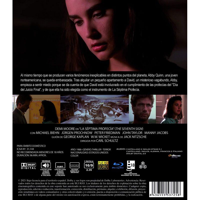 La S&eacute;ptima Profec&iacute;a [blu-ray] (1988) El S&eacute;ptimo... image number null