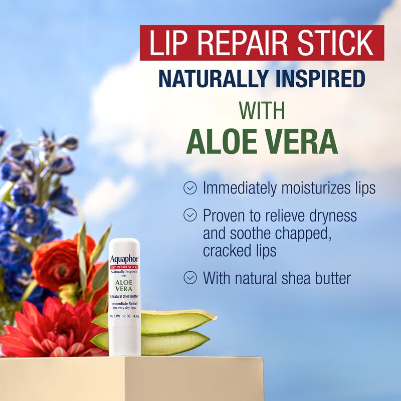 B&aacute;lsamo Labial Aquaphor Naturally Inspired Lip ... image number null