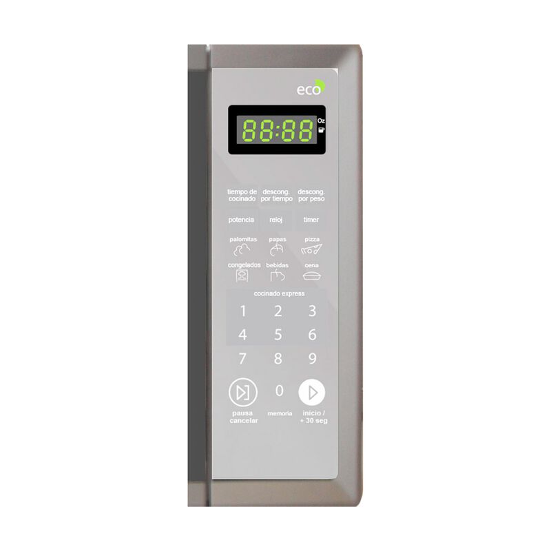 Microondas Whirlpool 1.1 pies Plata &ndash; Panel dig... image number null