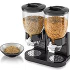 Dispensador De Cereal Doble Deluxe  Aicok  Negro Mod DC0092