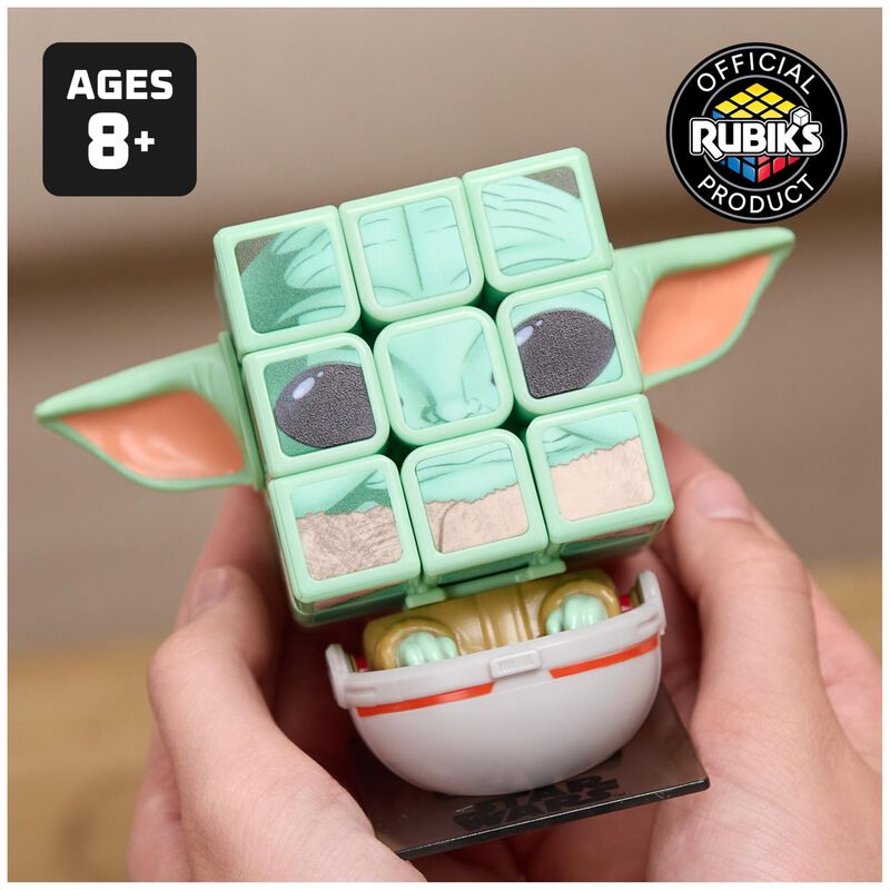 Cubo Rubik's Cuber De Star Wars Grogu Con Panta... image number null