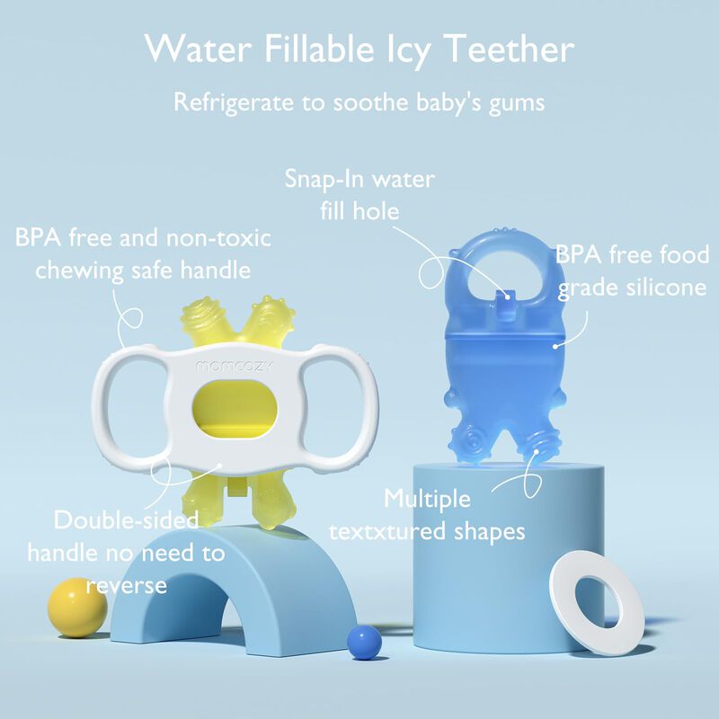 Mordedor En Fr&iacute;o De Silicona Teether Momcozy, R... image number null