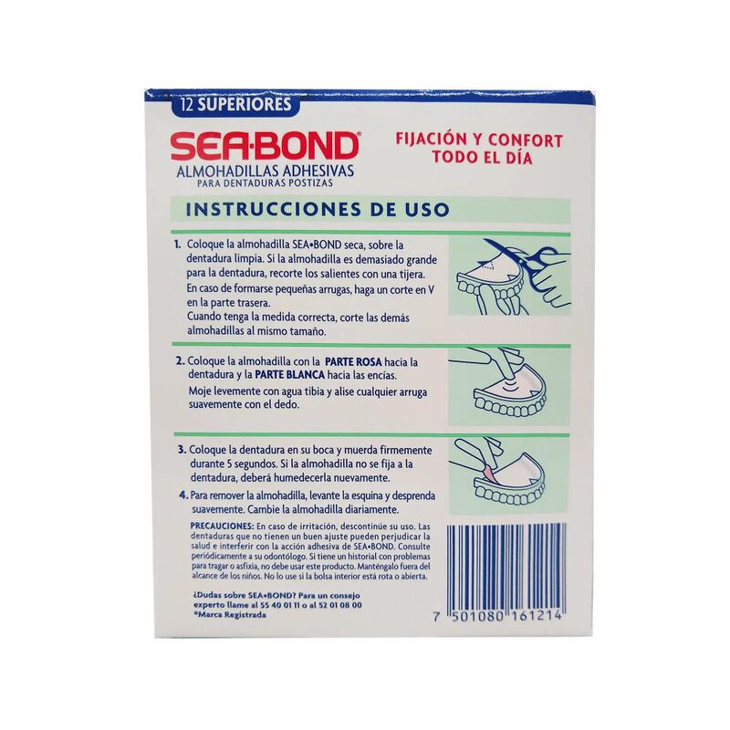 Almohadillas Adhesivas Sea-bond Superior - 12 P... image number null