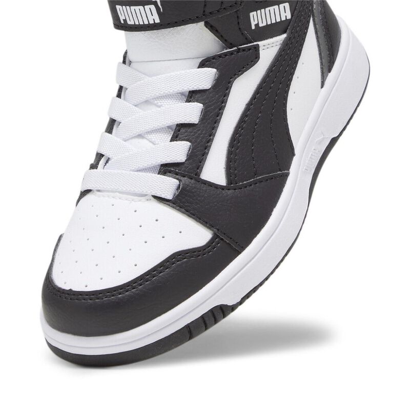 Tenis Puma Rebound V6 Mid Ps Para Ni&ntilde;os 17 A 21... image number null