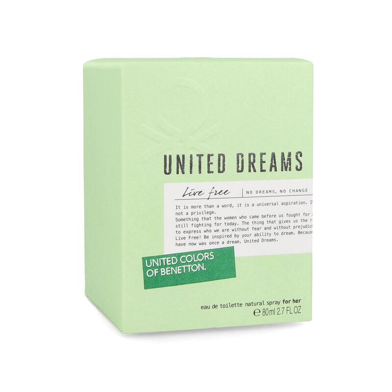 United Dreams Green Live Free 80 Ml Edt Spray image number null