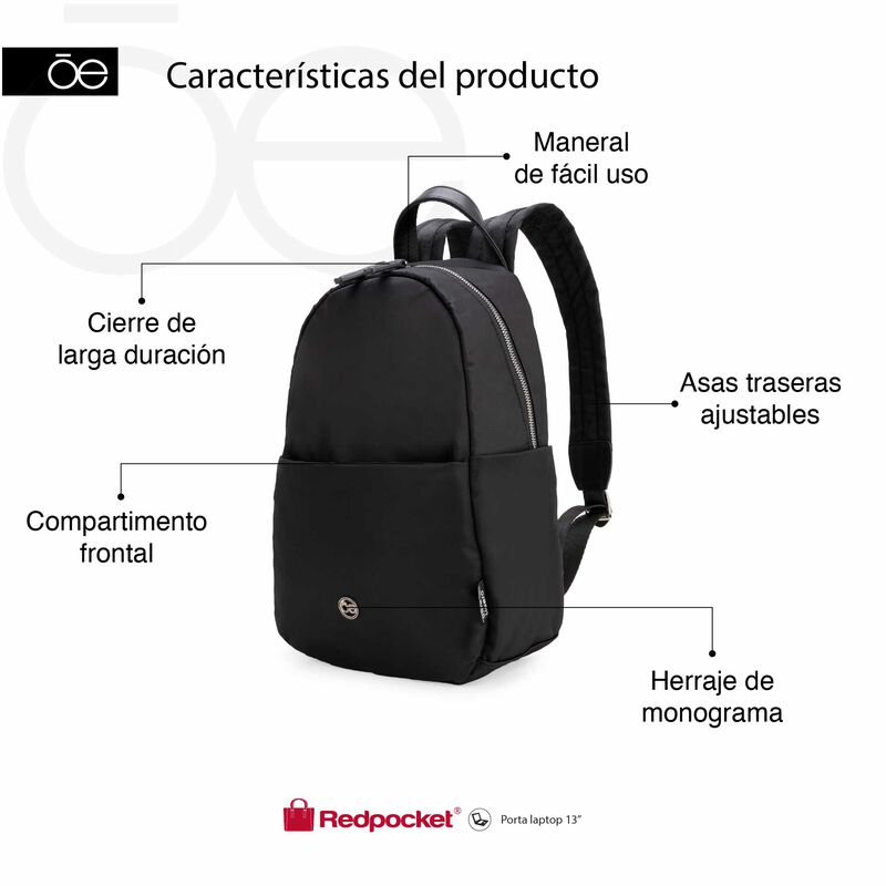 Mochila Grande Con Herraje De Monograma Color C... image number null