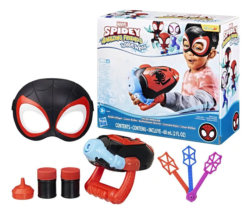 Lanzaburbujas Hasbro Spidey And His Friends  La... image number null