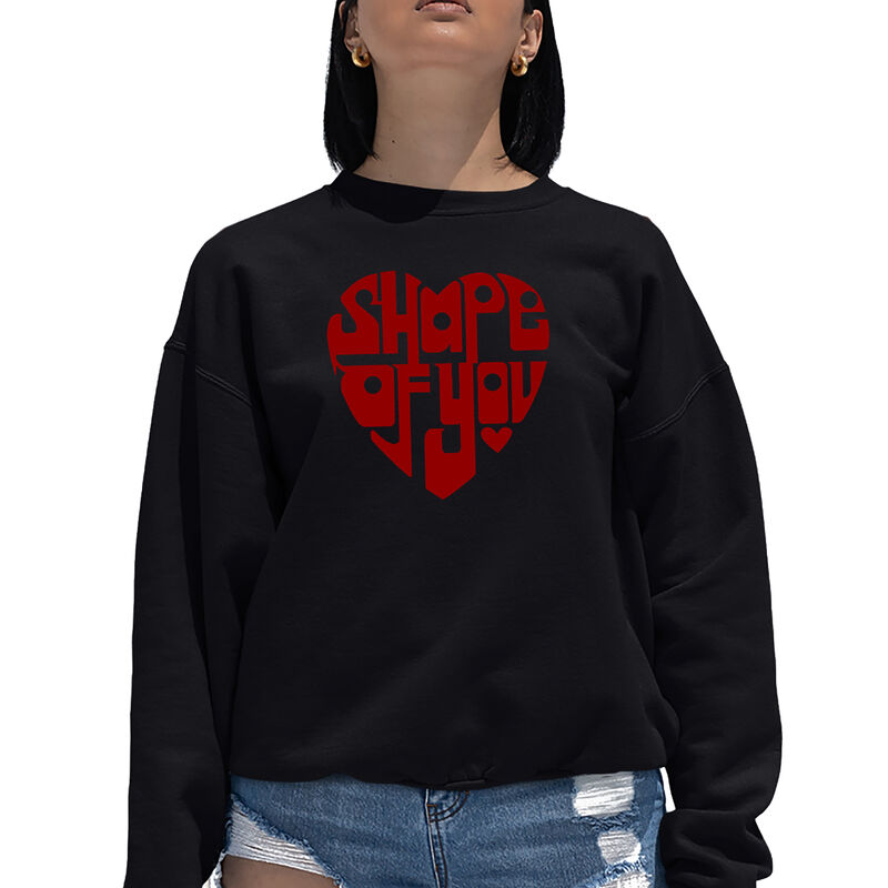 Sudadera De Cuello Redondo Word Art Para Mujer ... image number null