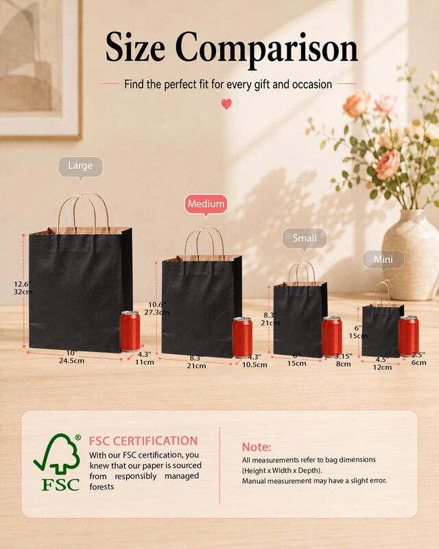 Bolsas De Regalo Bakepacker 100 Unidades 27 &times; 2... image number null