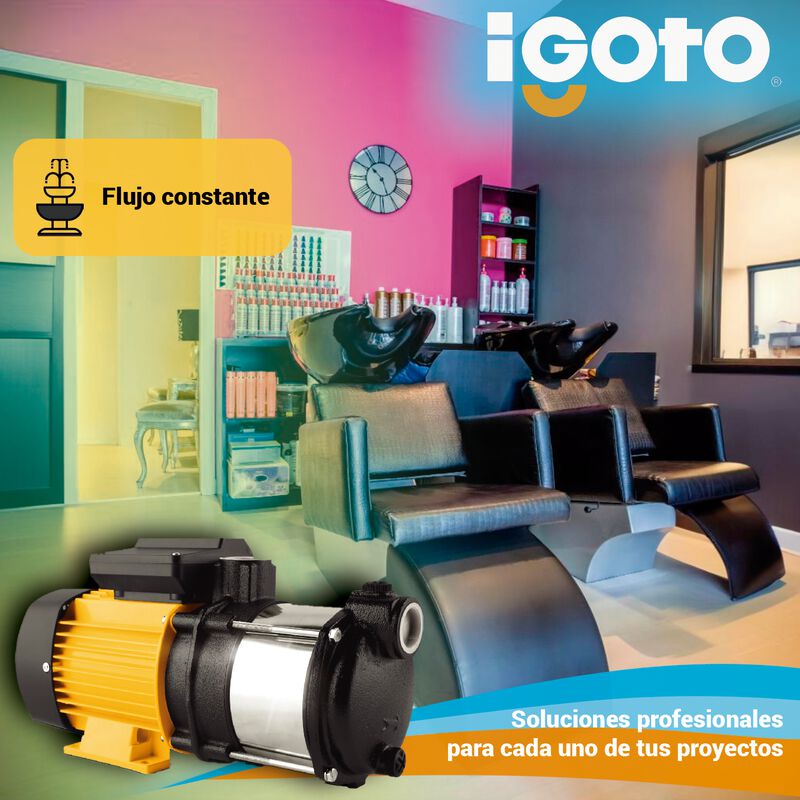 Bomba Centrifuga Multietapas 1.5hp Mh1800 Igoto... image number null