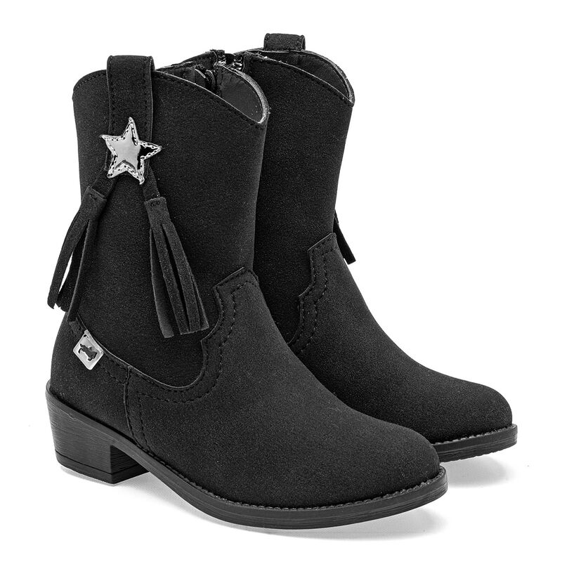 Mora West Bota Vaquera Negra Para Ni&ntilde;a 146707cd image number null