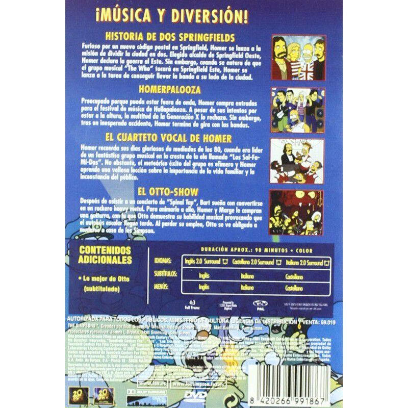 Los Simpson dan la nota [DVD] image number null