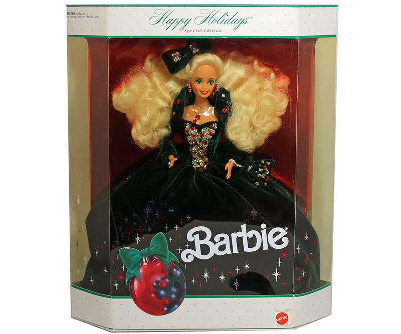 Mu&ntilde;eca Barbie Edici&oacute;n Especial Felices Fiestas ... image number null