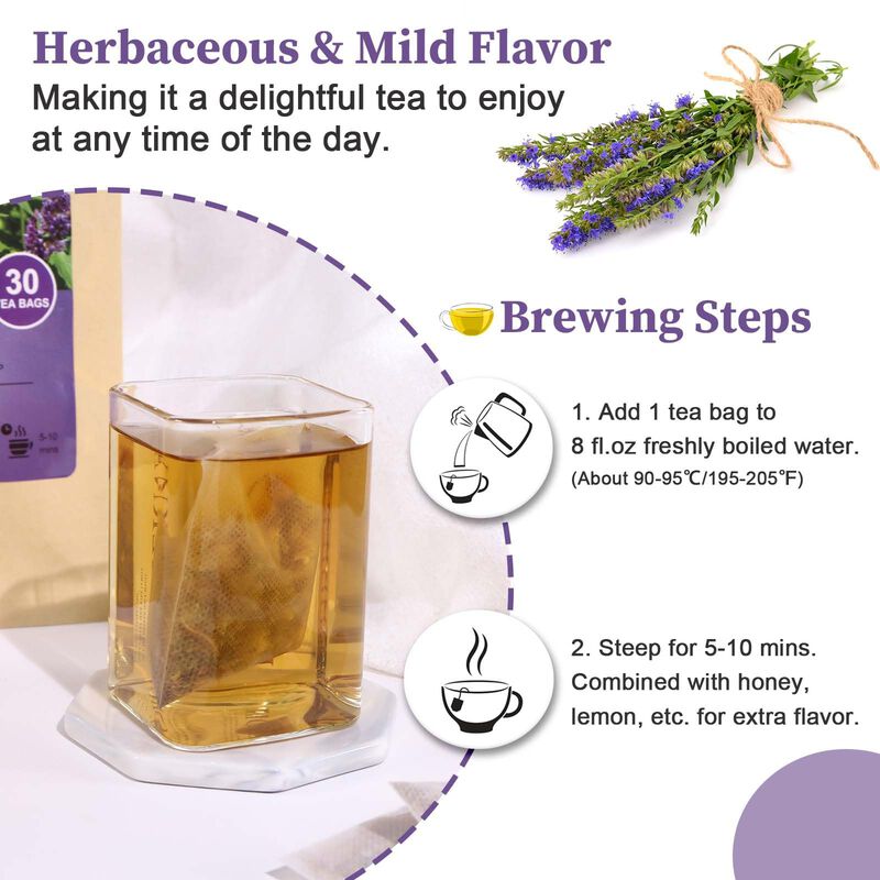 T&eacute; Fullchea De Hisopo 30 Sobres 45 g Sin Cafe&iacute;n... image number null