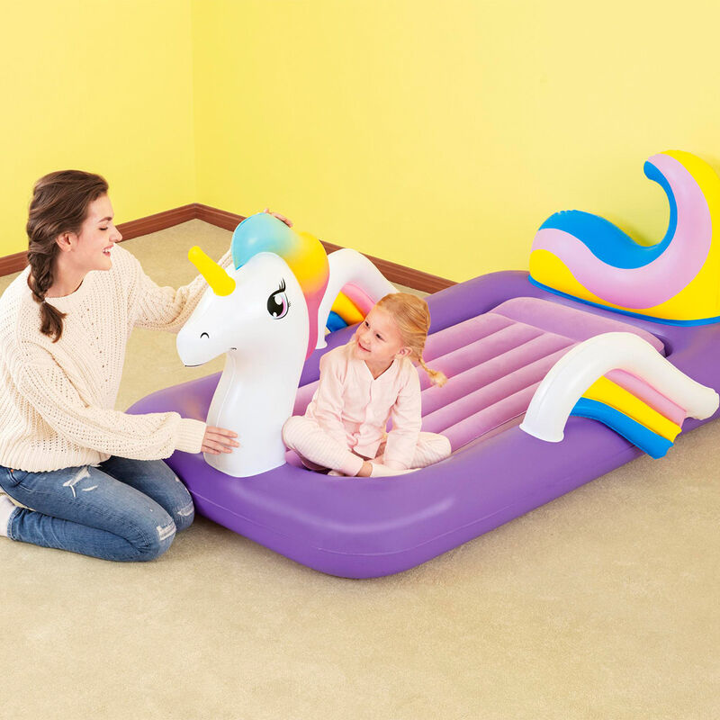 Colchón Inflable Infantil Decorado Unicornio 1 ... image number null