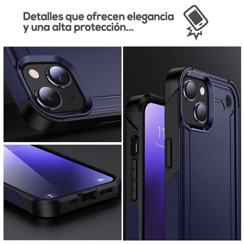 Funda Tekku Tough Cover Para Iphone 15 Plus Azu... image number null
