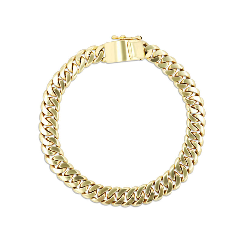 Pulsera Oro Amarillo 14K De 22 Cm (Aprox.) 8 Mm image number null