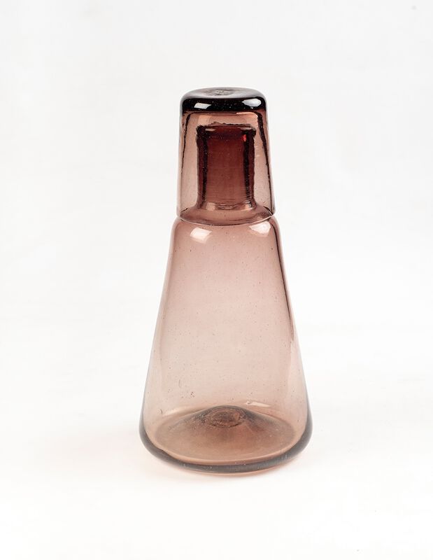 Jarra de Buró de Vidrio Soplado Amatista Marea ... image number null