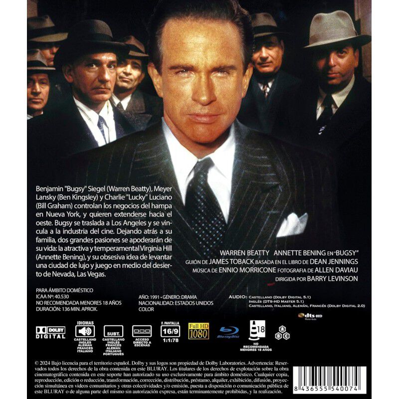 Bugsy [blu-ray.] (1991) image number null
