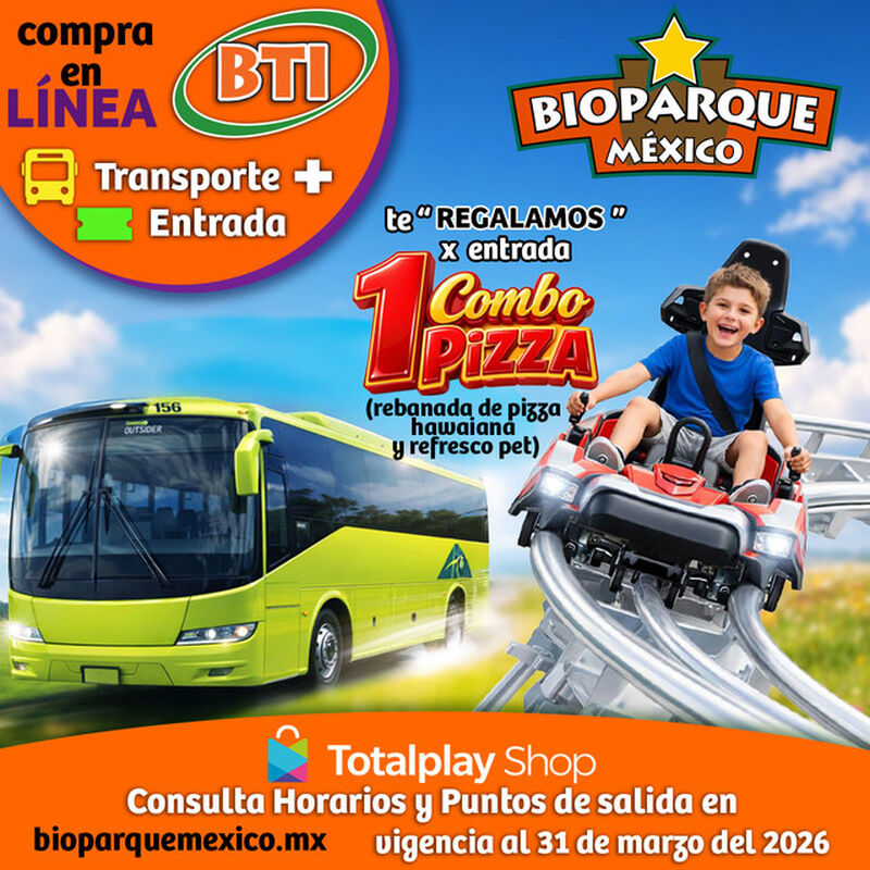 Bioparque + Transporte Incluido CDMX Metro Pueb... image number null