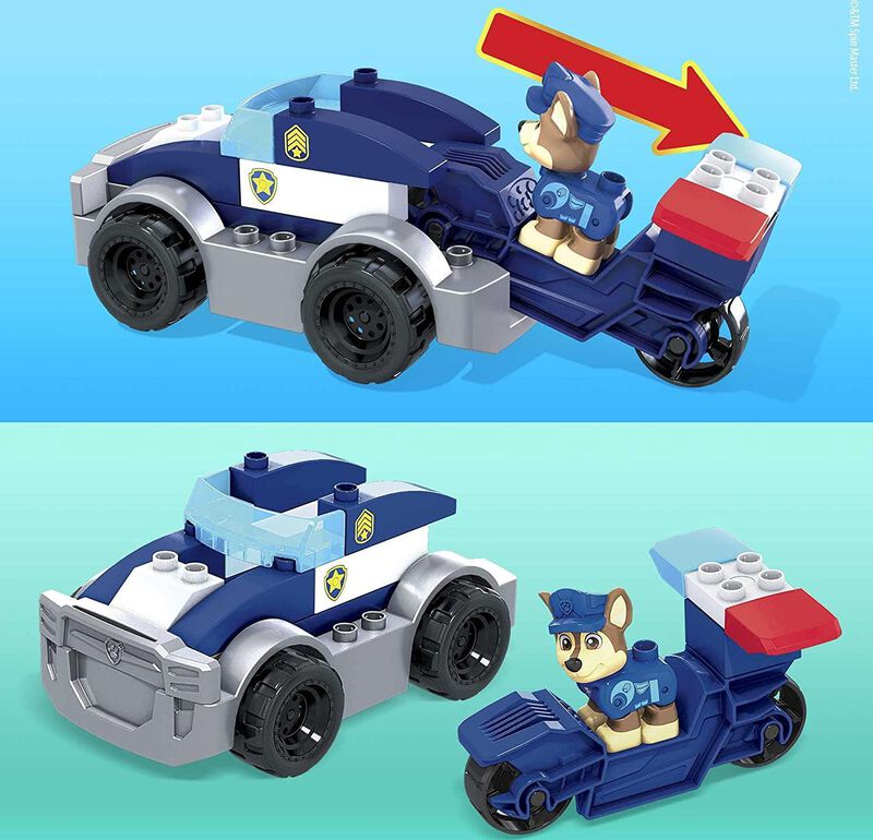 Mega Bloks Paw Patrol Auto De Polic&iacute;a De Chase image number null