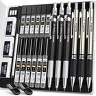 Juego De L&aacute;pices Art Mechanical Nicpro De 6 Piezas Con Estuche De Recarga De Plomo