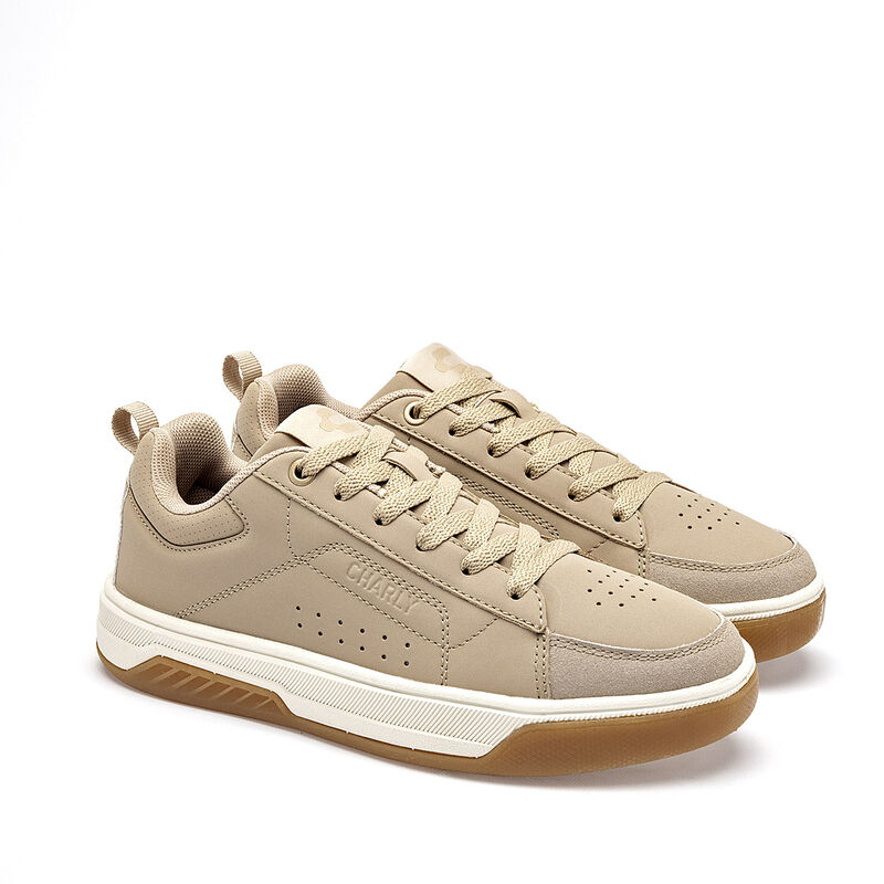 Charly tenis para mujer beige cod 139577-E image number null