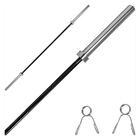 Barra Recta Olímpica 2 Buje Bronce 600lb Negro 2.2m 20kg Centurfit