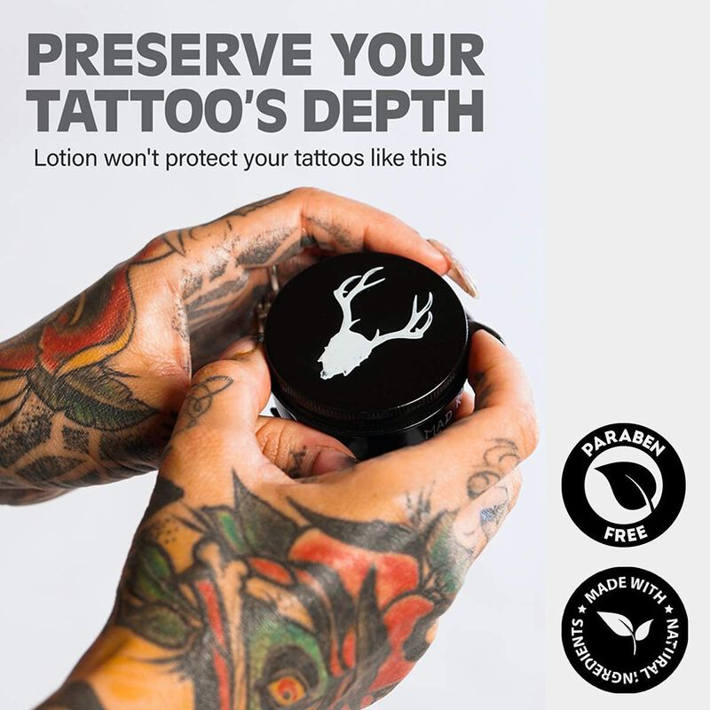 B&aacute;lsamo Para Tatuajes Y Crema De Cuidado Poster... image number null