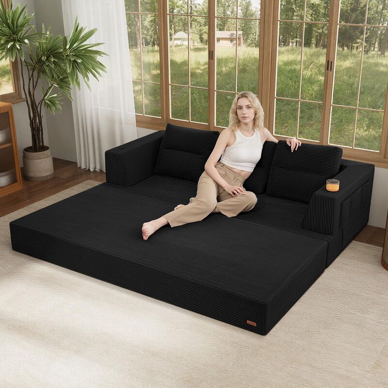 Sof&aacute; Cama Comax Fut&oacute;n Convertible Plegable image number null