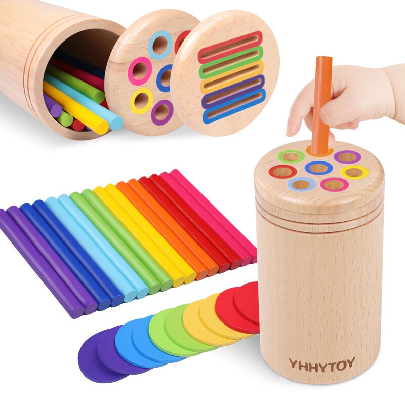 Montessori Toys Yhhytoy Para Ni&ntilde;os Peque&ntilde;os De ... image number null