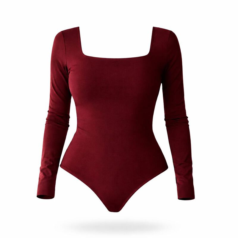 Body Escote cuadrado espalda escotada image number null