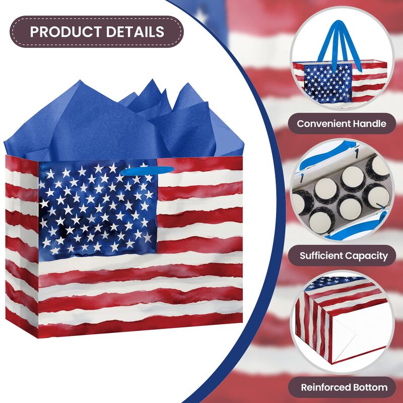 Bolsa De Regalo Neptniopllab Con Bandera De Ee.... image number null