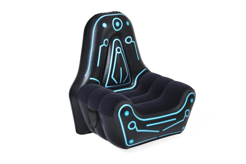 Sill&oacute;n Inflable Individual con Bolsillo Lateral... image number null