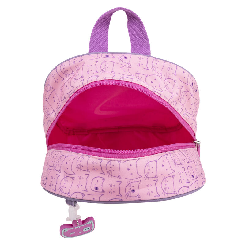 Mochila Mediana Para Ni&ntilde;a Estampado Gatos Color... image number null