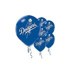 Globos De L&aacute;tex Amscan 30 cm Dodgers Mlb &ndash; Pack De 6