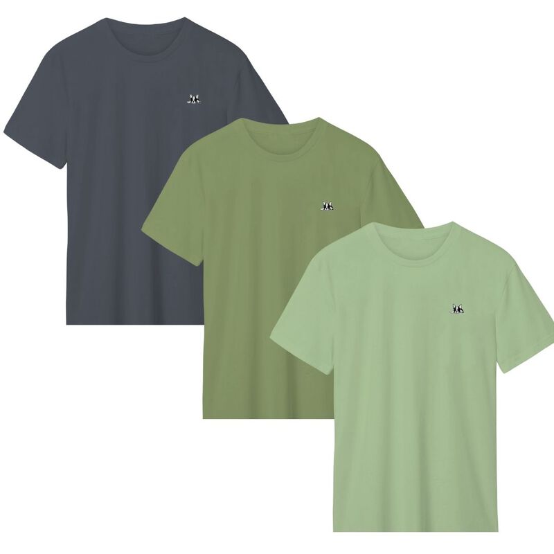 Set de 3 playeras Bark and Hide Playera Para Ho... image number null
