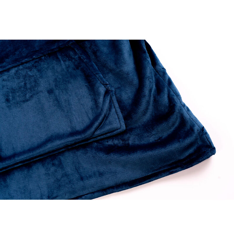 Hoodie invernal de borrega marino image number null