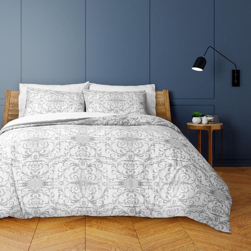 Edred&oacute;n Matrimonial / Queen Size Elian Gris image number null